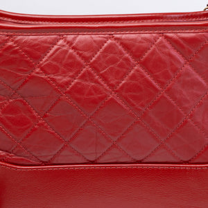 CHANEL MEDIUM GABRIELLE HOBO BAG CALFSKIN RED MULTICOLOUR HARDWARE