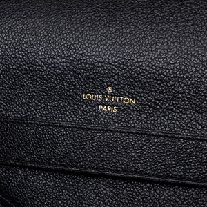 LOUIS VUITTON EMPREINTE TROCADERO SHOULDER BAG  BLACK GHW