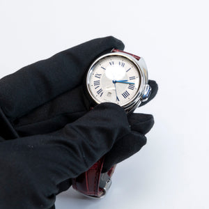 CARTIER CLE DE CARTIER AUTOMATIC 35MM SILVER DIAL LADIES WATCH