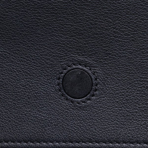 GOYARD ROUETTE TOTE BAG GOYARDINE CANVAS/CALFSKIN LEATHER BLACK SHW