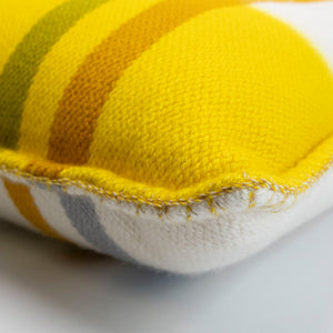 HERMES DYE SANGLE PILLOW CITRON / PAILLE