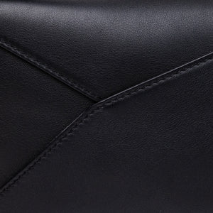 LOEWE MINI PUZZLE BLACK CALFSKIN LEATHER SHW