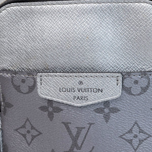 LOUIS VUITTON OUTDOOR SLING BAG MONOGRAM TAIGARAMA GUNMETAL SILVER SHW (MICROCHIP)
