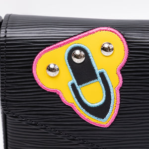 LOUIS VUITTON FELICIE POCHETTE BLACK EPI LEATHER SHW