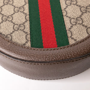 GUCCI OPHIDIA GG MINI ROUND BAG