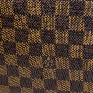 LOUIS VUITTON SALEYA TOTE BAG DAMIER EBENE CANVAS GHW