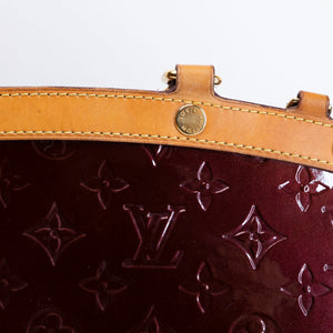 LOUIS VUITTON VERNIS BREA MM BAG MONOGRAM PATENT AMARANTE GHW