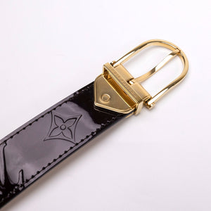 LOUIS VUITTON MONOGRAM VERNIS BELT