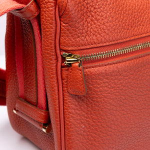 HERMES BOURLINGUE SHOULDER BAG CLEMENCE ROSE JAIPUR GHW STAMP SQUARE Q