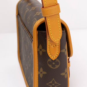 LOUIS VUITTON SATCHEL WEARABLE WALLET MONOGRAM GHW (MICROCHIP)