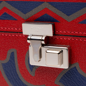 MOYNAT VANITY BOX BAG MULTICOLORED LEATHER SHW