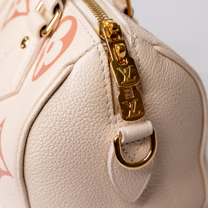LOUIS VUITTON SPEEDY BANDOULIERE 20 CREAM / PINK GHW