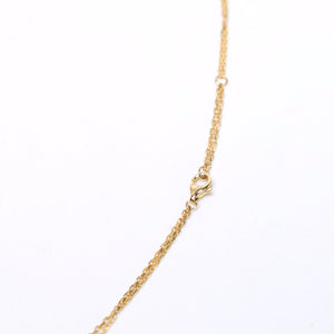 CARTIER LOVE NECKLACE 2 DIAMONDS YELLOW GOLD