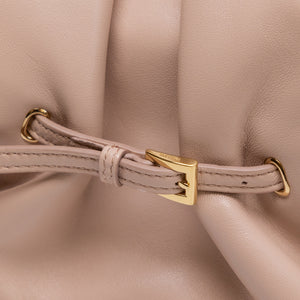 PRADA DADA SMALL NAPPA LEATHER BAG IVORY LAMBSKIN LEATHER GHW