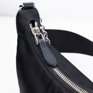 PRADA RE-EDITION 2005 SHOULDER BAG RE-NYLON BLACK SHW