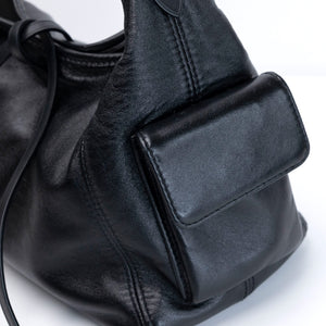 LOUIS VUITTON CARRYALL CARGO VIBE PM LAMBSKIN BLACK SHW (MICROCHIP)