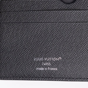 LOUIS VUITTON MULTIPLE WALLET BLACK & GREY MONOGRAM (MICROCHIP)