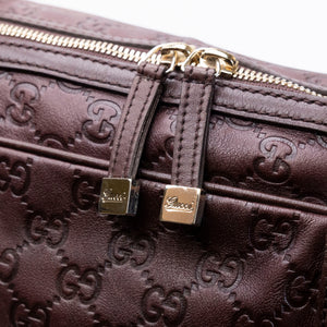 GUCCI GUCCISSIMA LARGE PRINCY TOTE BAG BROWN LEATHER GHW