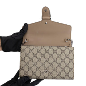 GUCCI GG SUPREME DIONYSUS CHAIN BAG BRIGE CANVAS / LEATHER SHW