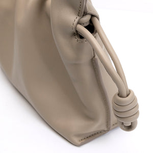 LOEWE MINI FLAMENCO CLUTCH SAND NAPPA CALFSKIN GHW