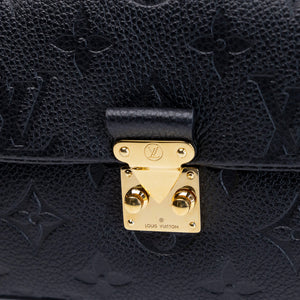 LOUIS VUITTON NANO MADELEINE MONOGRAM EMPREINTE LEATHER BLACK GHW (MICROCHIP)
