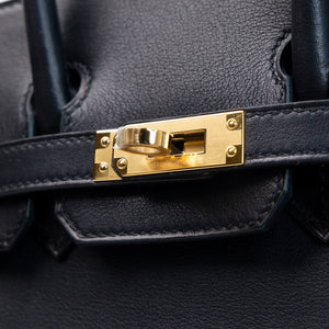 HERMES BIRKIN 25 VOLUPTO BLACK GHW STAMP G