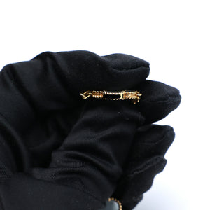 VAN CLEEF & ARPELS VINTAGE ALHAMBRA BRACELET , 5 MOTIFS , 18K YELLOW GOLD , MOTHER OF PEARL