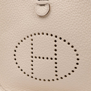 HERMES MINI EVELYNE NATA CLEMENCE LEATHER SHW  STAMP K