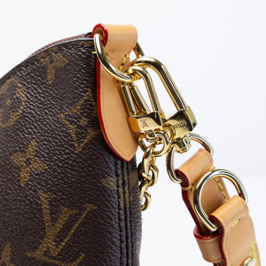 LOUIS VUITTON BOULOGNE PM MONOGRAM CANVAS/ LEATHER NATURAL GHW (MICROCHIP)