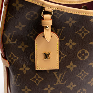 LOUIS VUITTON CARRYALL PM BROWN MONOGRAM CANVAS GHW (MICROCHIP)