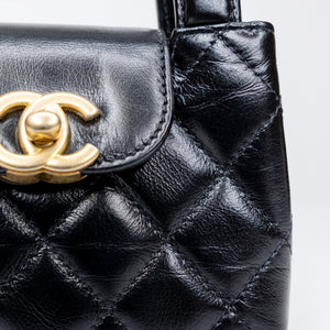 CHANEL 24P MINI NANO KELLY SHOPPER CALFSKIN GHW (MICROCHIP)