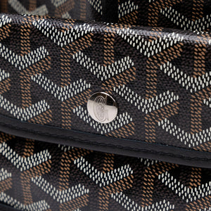 GOYARD MINI ANJOU TOTE BLACK GOYARDINE CANVAS / LEATHER SHW