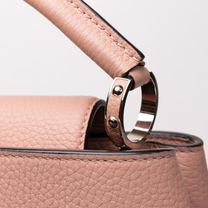 LOUIS VUITTON CAPUCINES BB LIGHT PINK TAURILLON CALFSKIN LEATHER SHW
