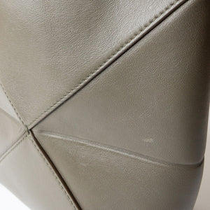 LOEWE MINI PUZZLE FOLD TOTE IN SHINNY CALF SKIN