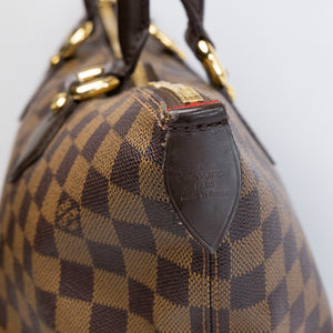 LOUIS VUITTON SALEYA TOTE BAG DAMIER EBENE CANVAS GHW