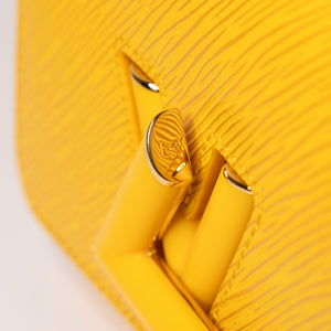 LOUIS VUITTON TWIST MM EPI LEATHER YELLOW GHW (MICROCHIP)