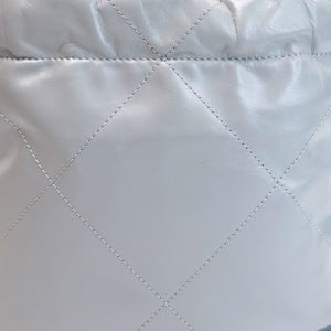 CHANEL MINI 22 BAG CALFSKIN LIGHT GREY SHW (MICROCHIP)