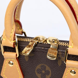 LOUIS VUITTON ALMA BB MONOGRAM CANVAS GHW (MICROCHIP)
