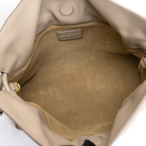 LOEWE MINI FLAMENCO CLUTCH SAND NAPPA CALFSKIN GHW