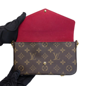 LOUIS VUITTON POCHETTE FELICIE MONOGRAM GHW