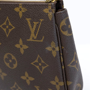 LOUIS VUITTON VINTAGE MINI POCHETTE MONOGRAM CANVAS GHW
