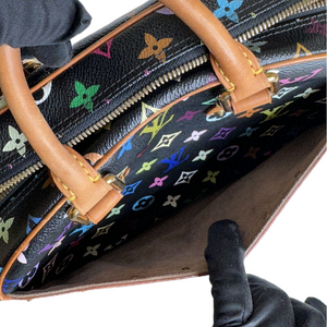 LOUIS VUITTON MONOGRAM MULTICOLOUR TROUVILLE HANDBAG BLACK