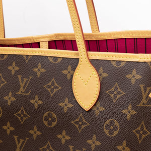 LOUIS VUITTON NEVERFULL GM MONOGRAM CANVAS GHW (MICROCHIP)