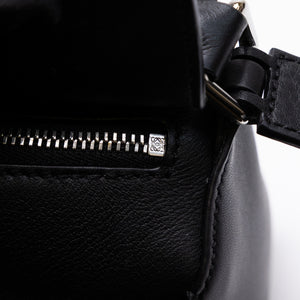 LOEWE MINI PUZZLE BLACK CALFSKIN LEATHER SHW