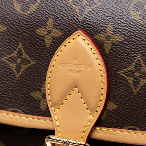 LOUIS VUITTON DIANE MONOGRAM CANVAS BAG WITH JACQUARD STRAP