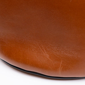 CELINE MAILLON TRIOMPHE BUCKET BAG BROWN CALFSKIN LEATHER GHW