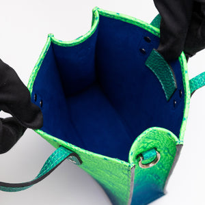 LOUIS VUITTON PETIT SAC PLAT XS VIRGIL ABLOH TAURILLON ILLUSION BLUE / GREEN  SHW