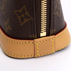 LOUIS VUITTON ALMA BB MONOGRAM CANVAS GHW (MICROCHIP)
