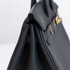 HERMES BIRKIN 25 VEAU TOGO PLOMB GHW STAMP K