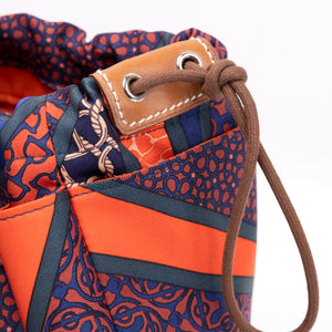 HERMES FOURBI 25 POUCH CANVAS / LEATHER MULTICOLOUR SHW